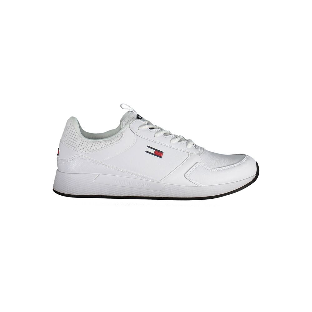 Sneaker aus weißem Polyester