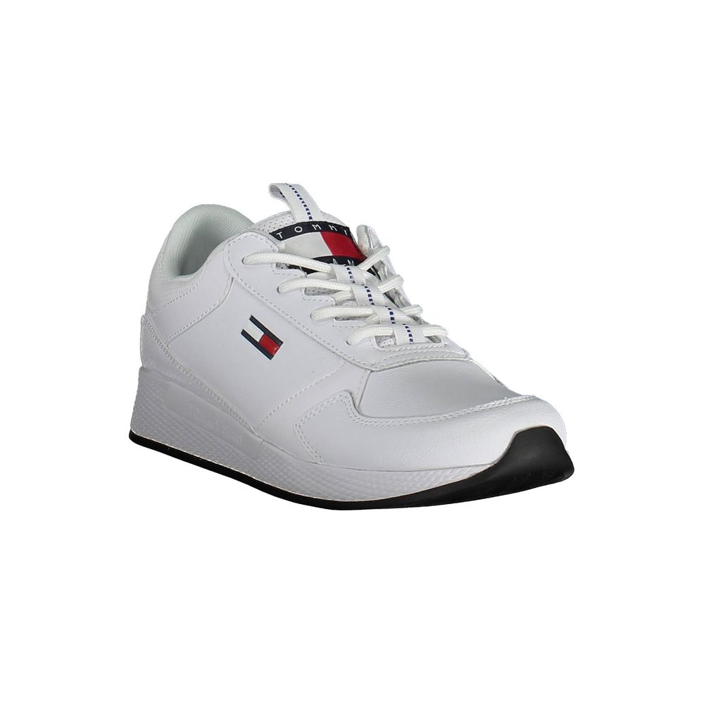 Sneaker aus weißem Polyester