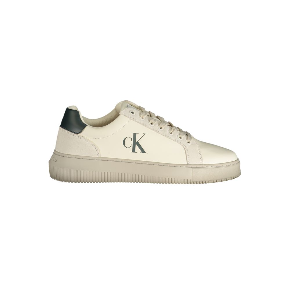 Sneaker aus weißem Polyester