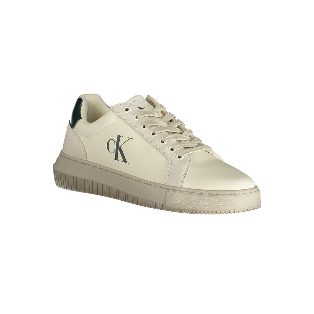 Sneaker aus weißem Polyester