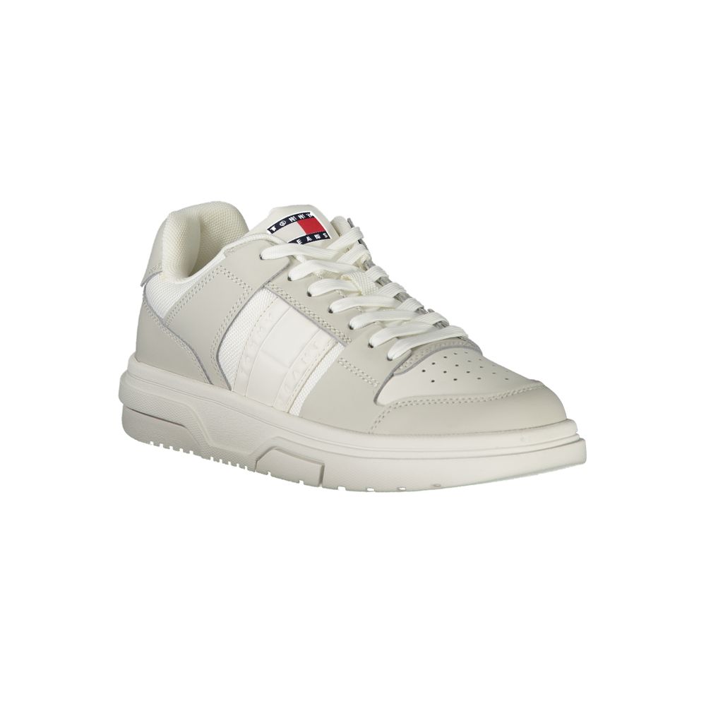 Sneaker aus weißem Polyester