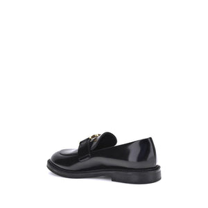 Schwarze Kalbsleder Bos Taurus Slip-On Loafer