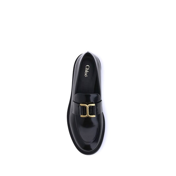 Schwarze Kalbsleder Bos Taurus Slip-On Loafer