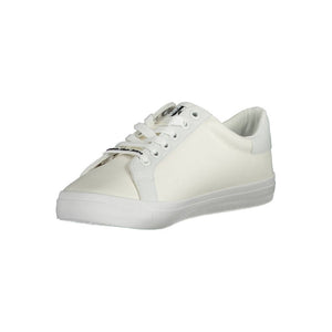 Sneaker aus weißer Baumwolle
