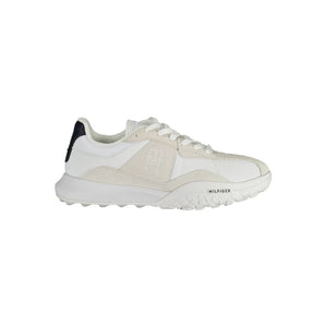 Sneaker aus weißem Polyester