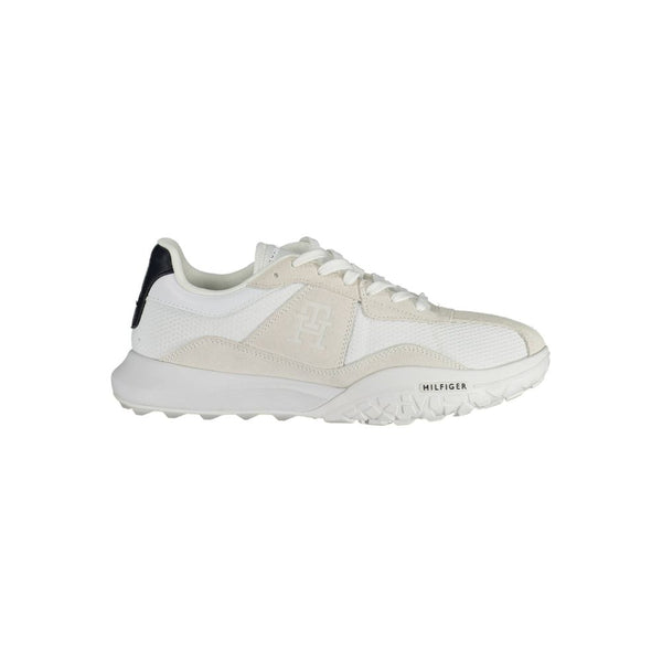Sneaker aus weißem Polyester