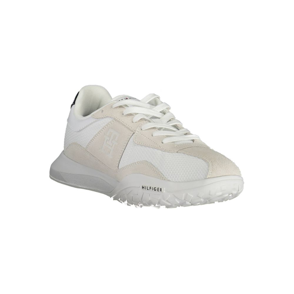 Sneaker aus weißem Polyester