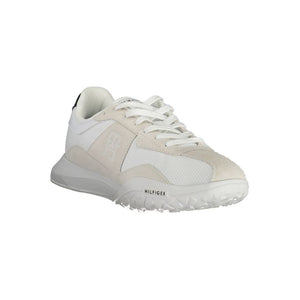 Sneaker aus weißem Polyester