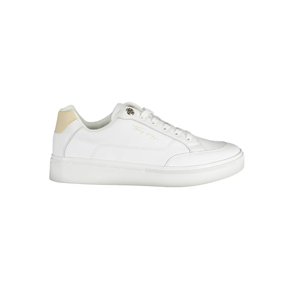 Sneaker aus weißem Polyester