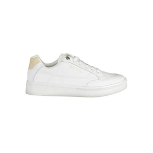 Sneaker aus weißem Polyester