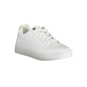 Sneaker aus weißem Polyester