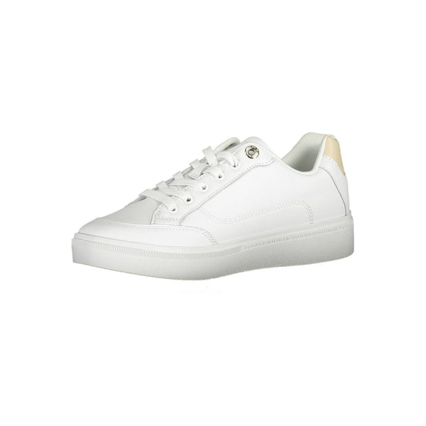Sneaker aus weißem Polyester