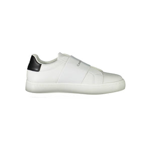 Sneaker aus weißem Polyester