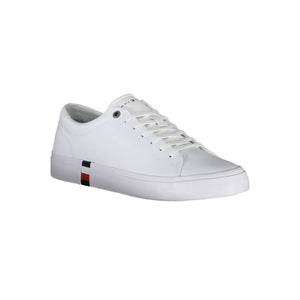 Sneaker aus weißem Polyester