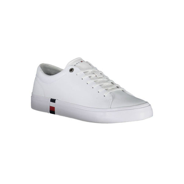 Sneaker aus weißem Polyester