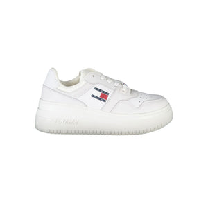 Sneaker aus weißem Polyester