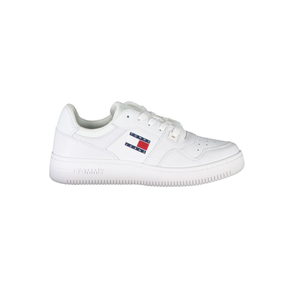 Sneaker aus weißem Polyester
