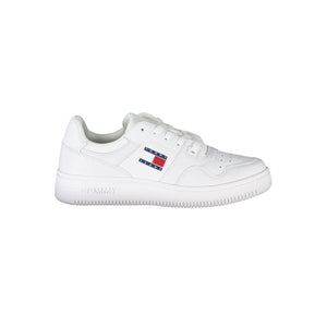 Sneaker aus weißem Polyester
