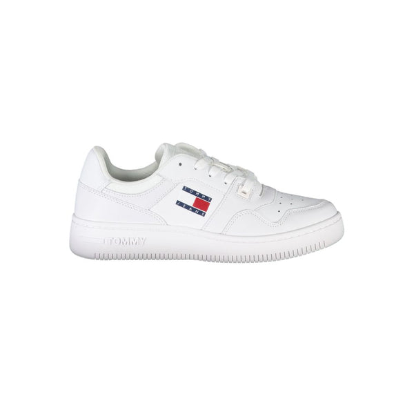 Sneaker aus weißem Polyester