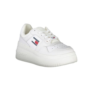 Sneaker aus weißem Polyester