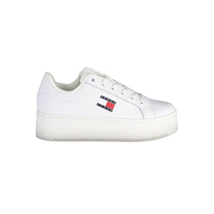 Sneaker aus weißem Polyester