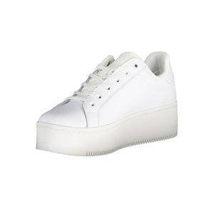 Sneaker aus weißem Polyester