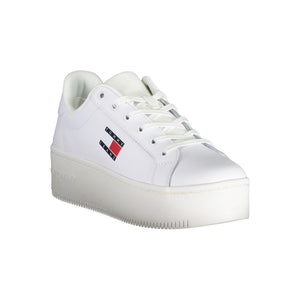 Sneaker aus weißem Polyester
