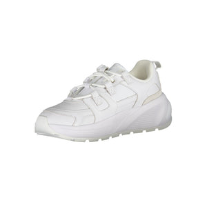 Sneaker aus weißem Polyester
