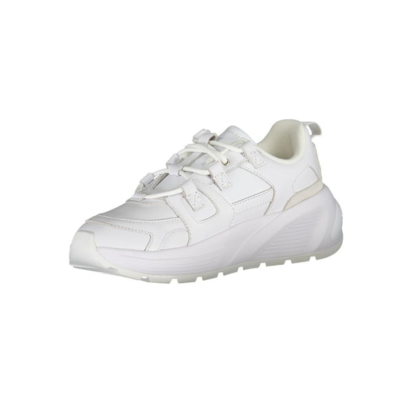 Sneaker aus weißem Polyester