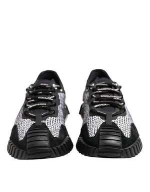 Schwarz Logo Lace Up Low Top NS1 Turnschuhe Schuhe