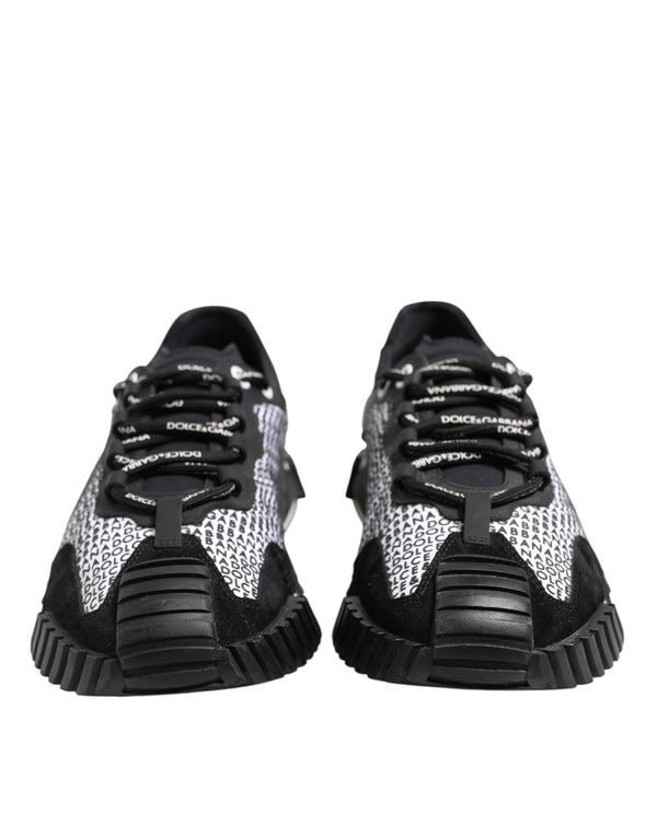 Schwarz Logo Lace Up Low Top NS1 Turnschuhe Schuhe