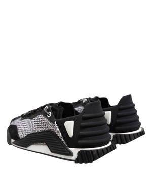 Schwarz Logo Lace Up Low Top NS1 Turnschuhe Schuhe