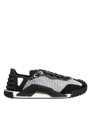 Schwarz Logo Lace Up Low Top NS1 Turnschuhe Schuhe