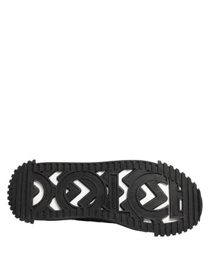 Schwarz Logo Lace Up Low Top NS1 Turnschuhe Schuhe