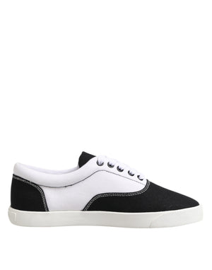 Schwarz Baumwolle Canvas Lace Up Männer Turnschuhe Schuhe