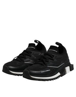 Schwarz SORRENTO Sport Stretch Turnschuhe Schuhe