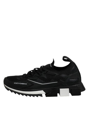 Schwarz SORRENTO Sport Stretch Turnschuhe Schuhe