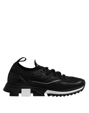 Schwarz SORRENTO Sport Stretch Turnschuhe Schuhe