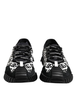 Schwarz Logo Lace Up Low Top NS1 Turnschuhe Schuhe