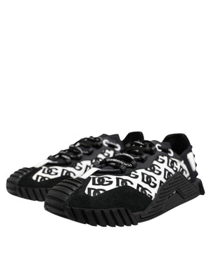 Schwarz Logo Lace Up Low Top NS1 Turnschuhe Schuhe
