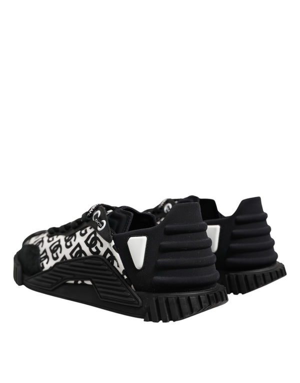 Schwarz Logo Lace Up Low Top NS1 Turnschuhe Schuhe