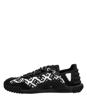 Schwarz Logo Lace Up Low Top NS1 Turnschuhe Schuhe