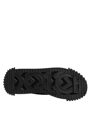 Schwarz Logo Lace Up Low Top NS1 Turnschuhe Schuhe