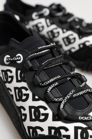 Schwarz Logo Lace Up Low Top NS1 Turnschuhe Schuhe