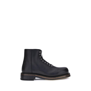 Schwarze Kalbshaut Bos Taurus Stiefeletten