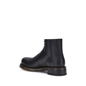 Schwarze Kalbshaut Bos Taurus Stiefeletten