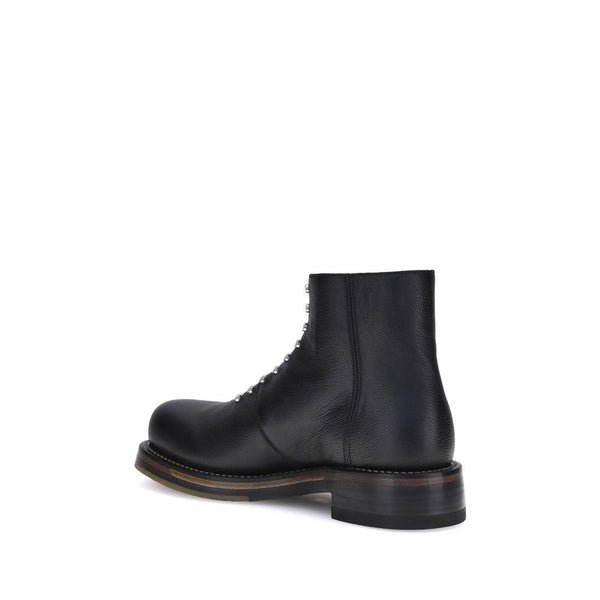 Schwarze Kalbshaut Bos Taurus Stiefeletten