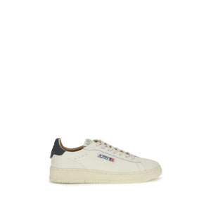Dunkelblaue Kalbshaut Bos Taurus Sneakers mit niedrigem Schaft