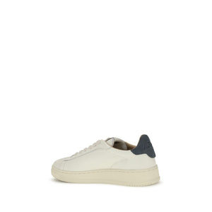 Dunkelblaue Kalbshaut Bos Taurus Sneakers mit niedrigem Schaft