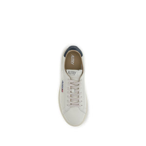 Dunkelblaue Kalbshaut Bos Taurus Sneakers mit niedrigem Schaft